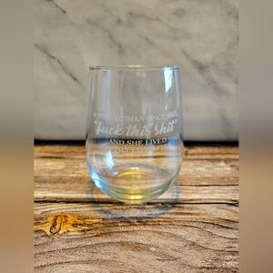 $8 SALE!! New Humorous Wine Glass